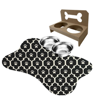 Combo Conforto Pet – Comedouro Elevado + Tapetinho Clean 🐾✨