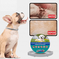 SafePet - Colar Anti Parasitas Premium   [8 meses de proteção]